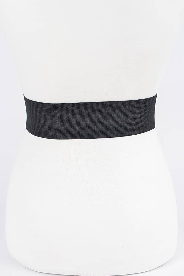 Triple O Ring Buckle Elastic Belt