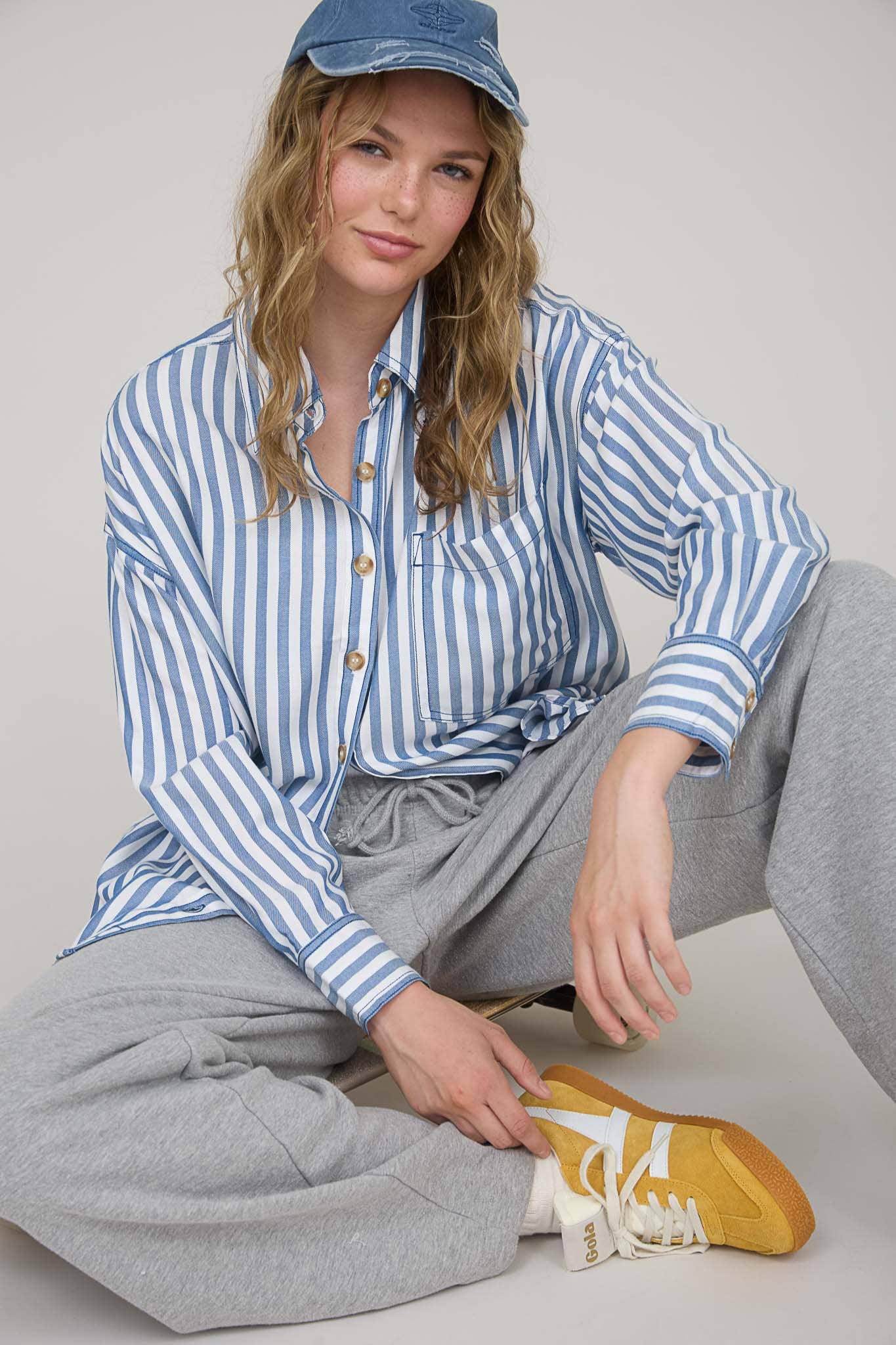Stripe Like You Like It Collared Stripe Shirt