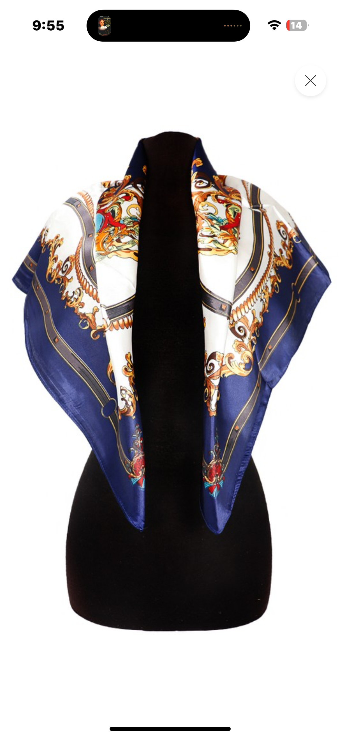 Equestrian scarf