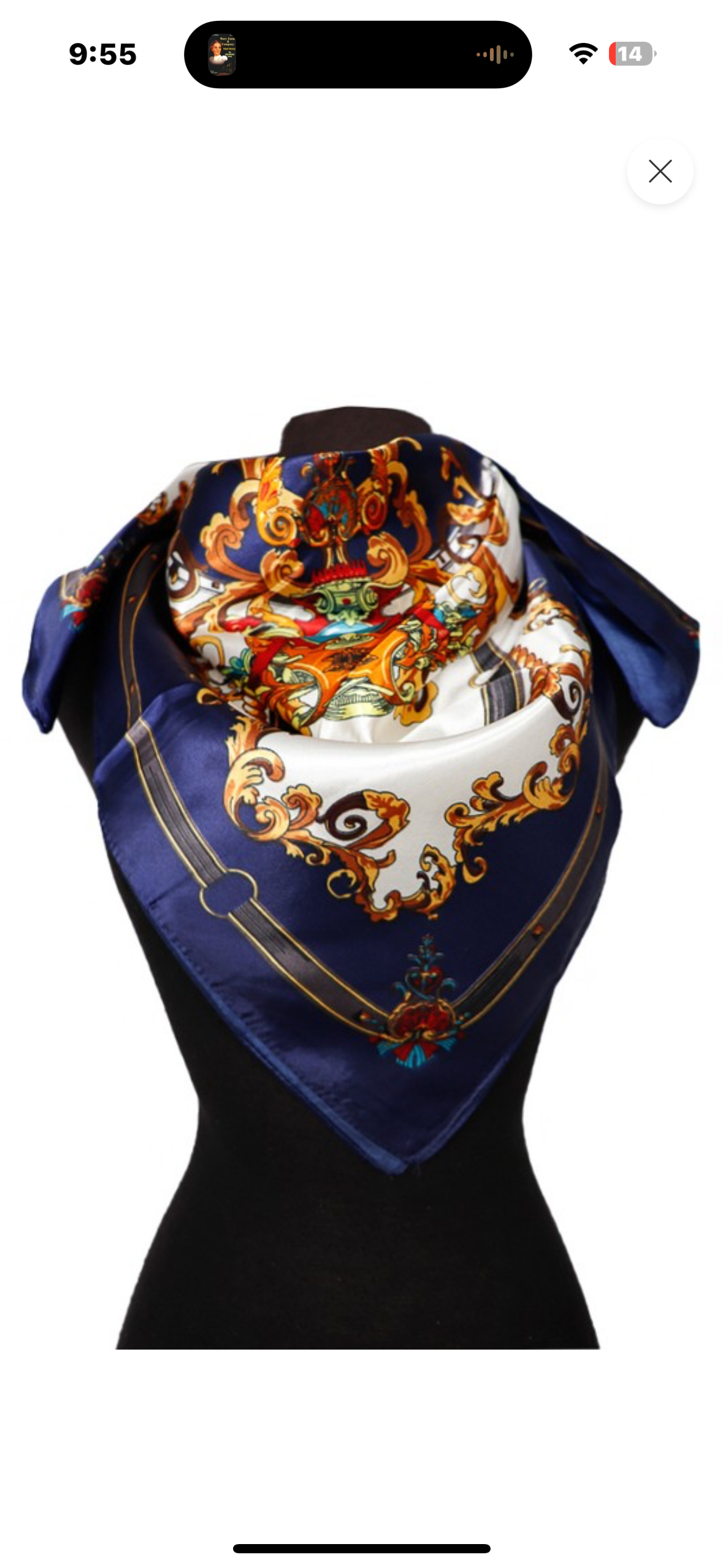 Equestrian scarf