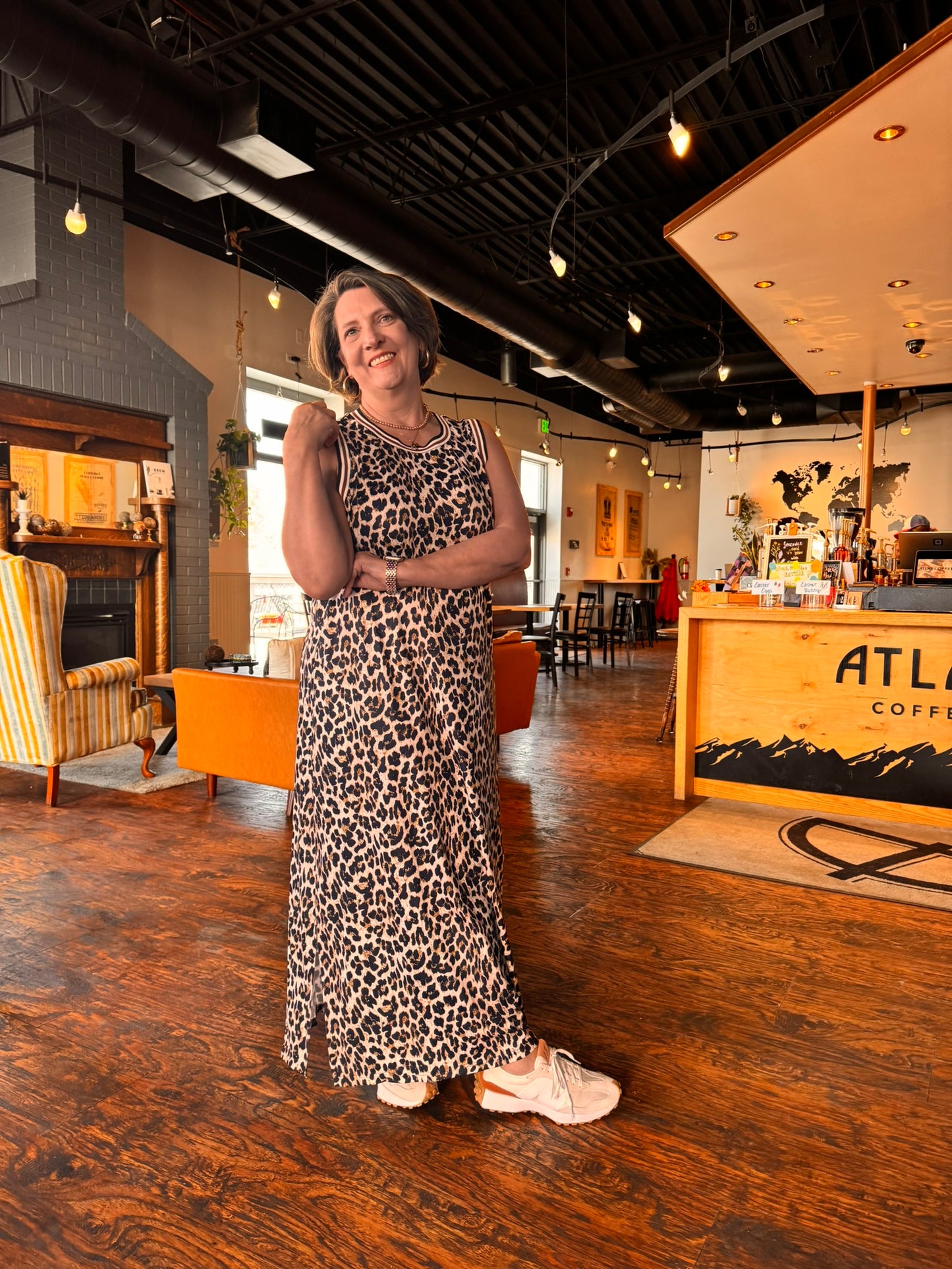 Leopard Maxi Dress