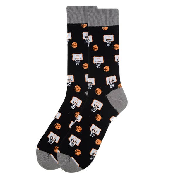 Men's Basketball Novelty Socks