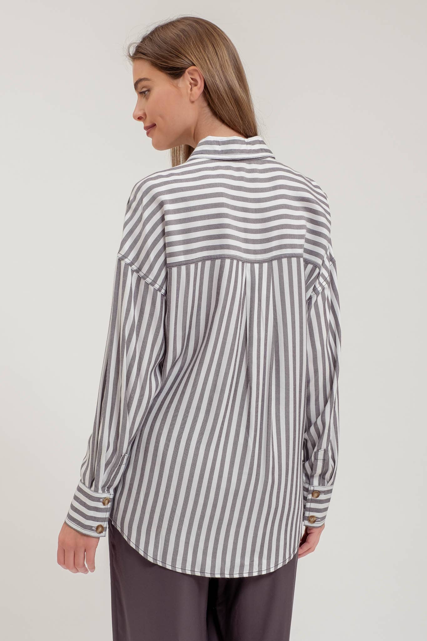 Stripe Like You Like It Collared Stripe Shirt