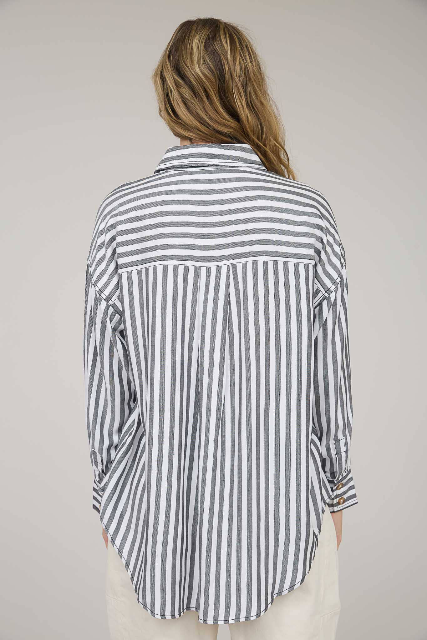 Stripe Like You Like It Collared Stripe Shirt