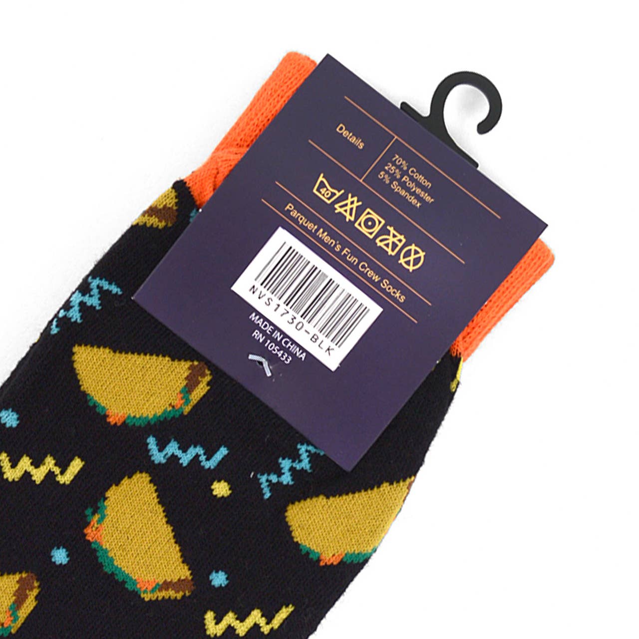 Tacos Novelty Socks for Men