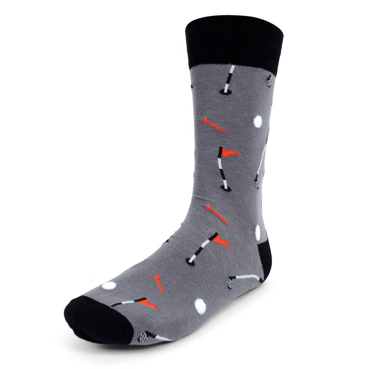 Men's Golf Novelty Socks Grey