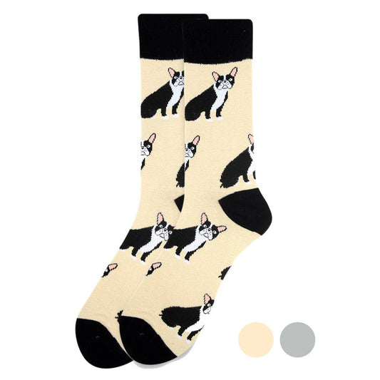 Men's French Bulldog Novelty Socks