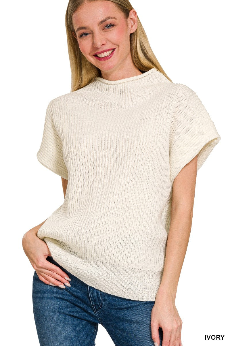 Abby Mock Neck Sweater