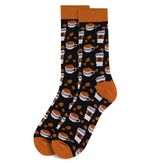 Men's Coffee Cups Novelty Socks
