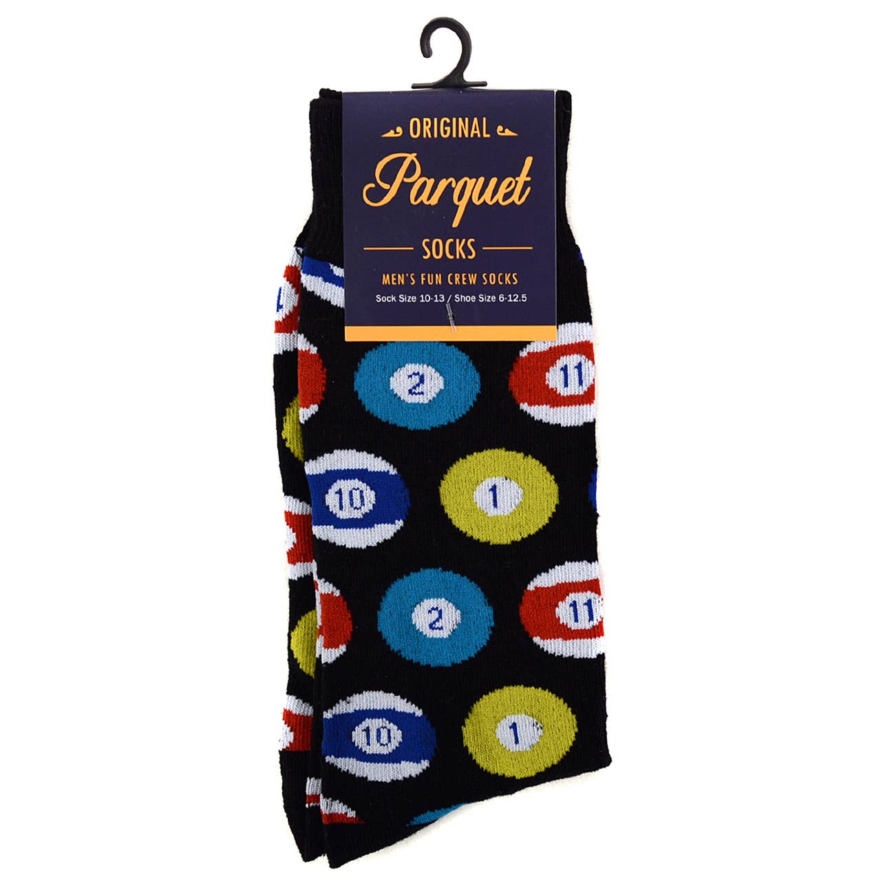 Men's Billiards Novelty Socks NVS1784-BLK