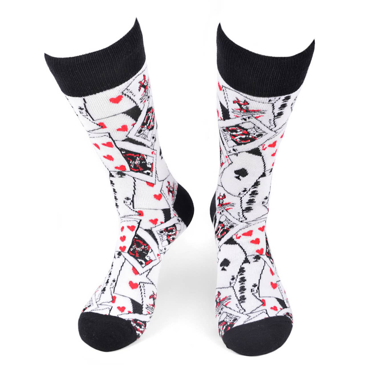 Men's Playing Cards Novelty Socks