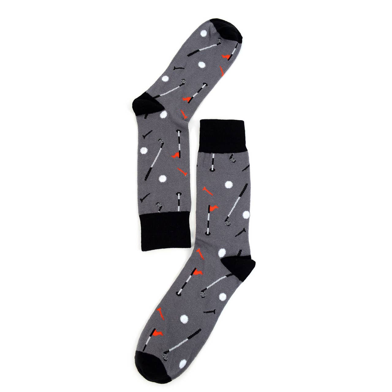 Men's Golf Novelty Socks Grey