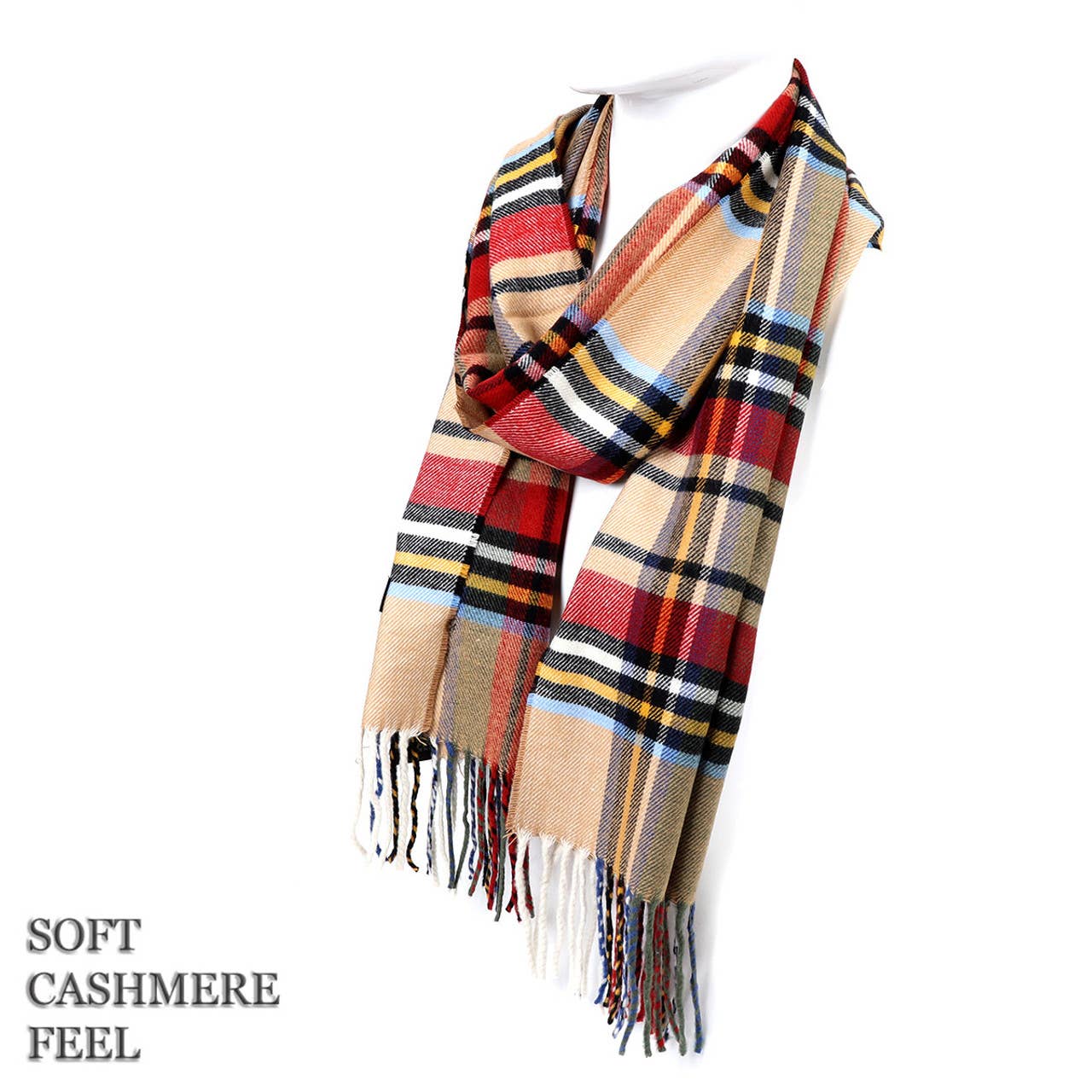 Unisex Cashmere Feel Winter Scarf