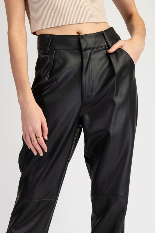 Sandy Vegan Leather Pants